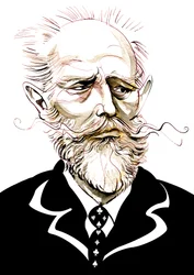 Pjotr Iljitsch Tschaikowski - Karikatur